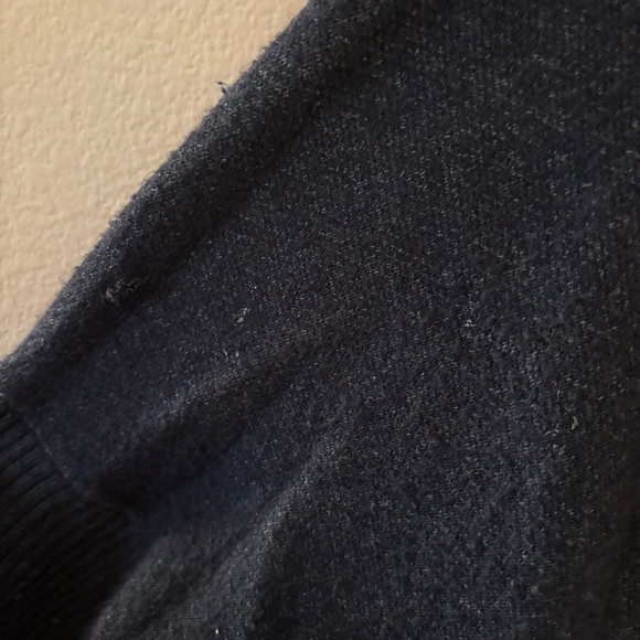 Joseph A. Colorblock Oversized Sweater Black Red Gray Medium - Picture 9 of 12